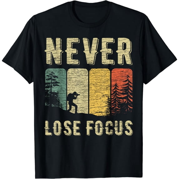 Funny Photographer Focus Womens Mens T-Shirt