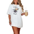 thumbnail image 1 of Funny Photography T-Shirt, I Shoot People Graphic Tee, Photographer Gift Shirt, Camera Design Top, Humor Tee for Photography Lovers, White Comfort Colors T-Shirt, Small, 1 of 1