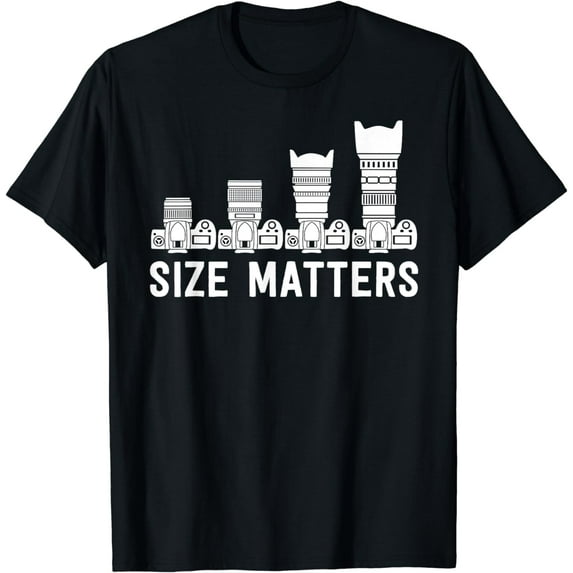 Funny Photography T-Shirt, Size- Lens Size Matters mens s ters men,black,women,misfits,journey ,boys