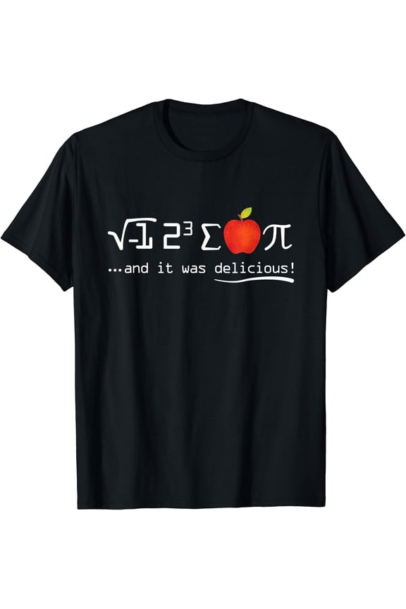 Funny Pi Day I Ate Some Apple Pie Boys Math Geek Nerd Girls T-Shirt