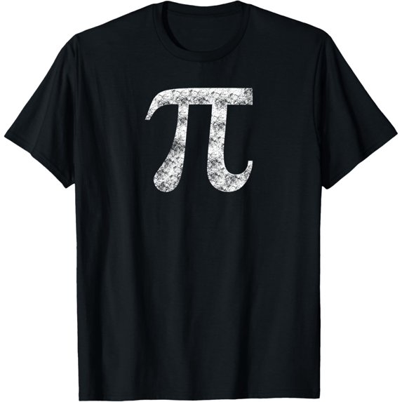 Funny Pi Day Math Science Pi Symbol T-Shirt men and women can wear, black, white, gifts