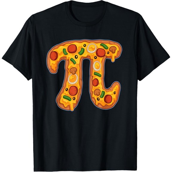 Funny Pi Day Pizza Pie Math Club Joke T-Shirt