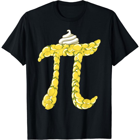 Funny Pi Day Shirt Math Lover Lemon Meringue Pie Gift T-Shirt