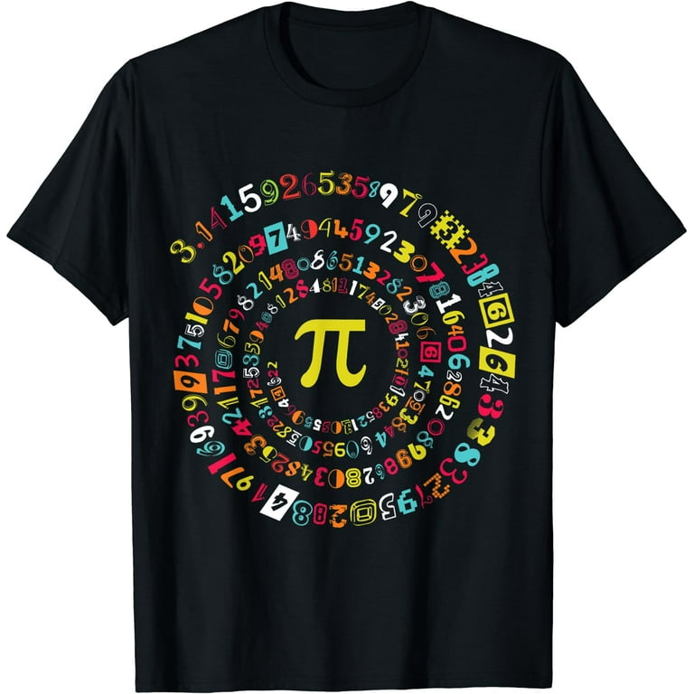 Funny Pi Day Shirt Spiral Pi Math Tee For Pi Day 3.14 T-Shirt Funny Pi Day Shirt Spiral Pi Math Tee For Pi Day 3.14 T-Shirt