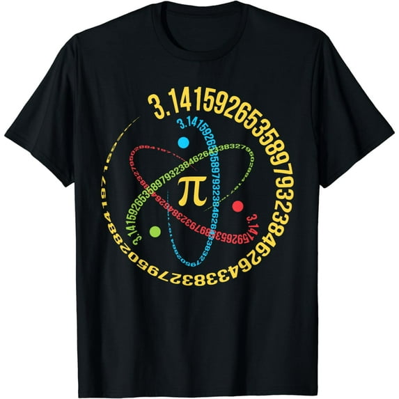 Funny Pi Day Shirt Spiral Pi Math Tee for Pi Day Groovy T-Shirt