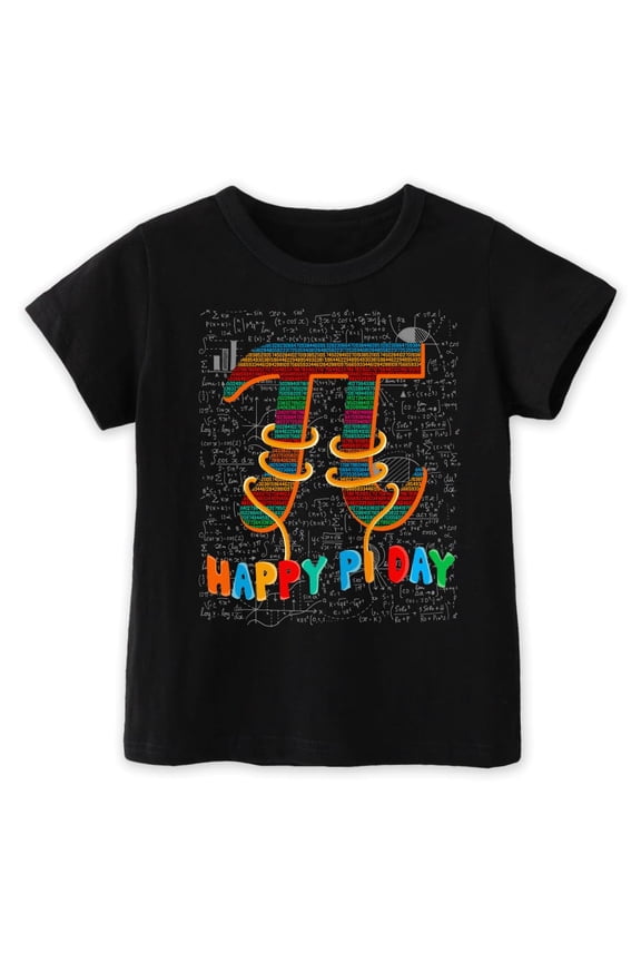 Funny Pi Day Shirt for Toddly Boy Girls Kids, Cute Toddly Boy Girls T-Shirt Love Pi Math 3.14 Tee, 2-6T