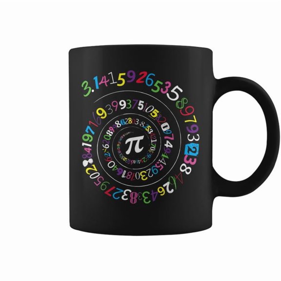 Funny Pi Day Spiral Pi Math Design For Pi Day 314 Coffee Mugs