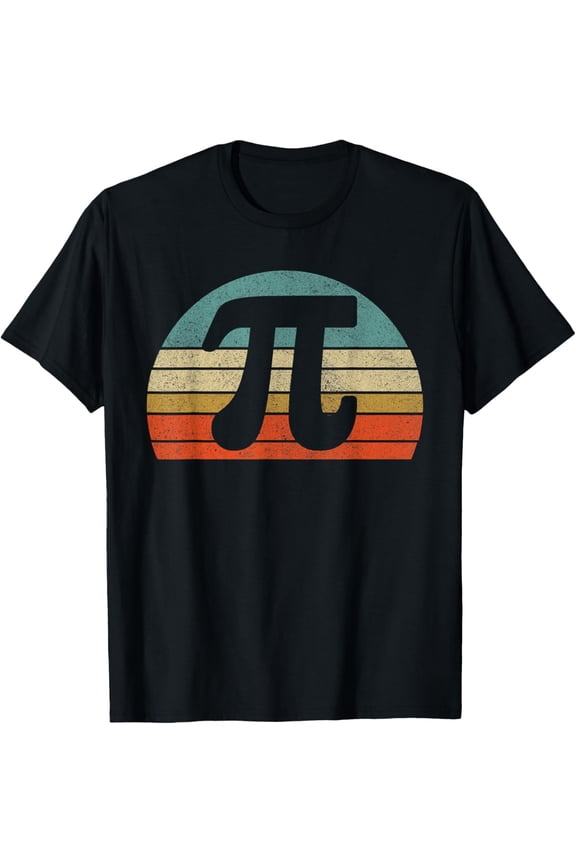 Funny Pi Day Vintage Nerd Geek Pie 3.14 Cute Sunset Diy Tee T-Shirt