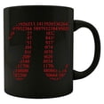 thumbnail image 1 of Funny Pi - Red Numbers - Math Ratio Circumference Diameter Circle Humor - Mug, 1 of 1