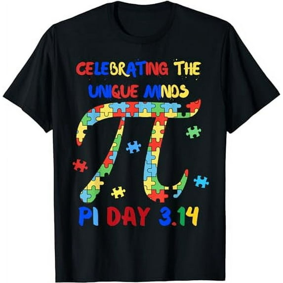 Funny Pi Symbol Design for Autism Awareness - Pi Day Autism T-Shirt