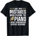thumbnail image 1 of Funny Piano For Men Women Music Lovers Musician Piano Player T-Shirt, 1 of 3