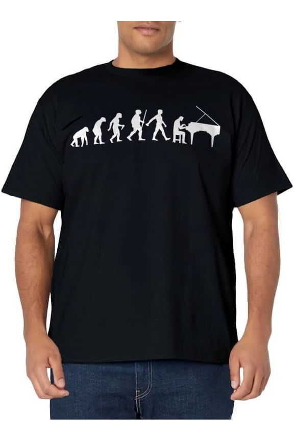 Funny Piano Gift For Kids Men Women Cool Pianist Music Lover T-Shirt
