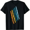 thumbnail image 1 of Funny Piccolo Retro Rainbow - Piccolo Player Orchestra Band T-Shirt, 1 of 3