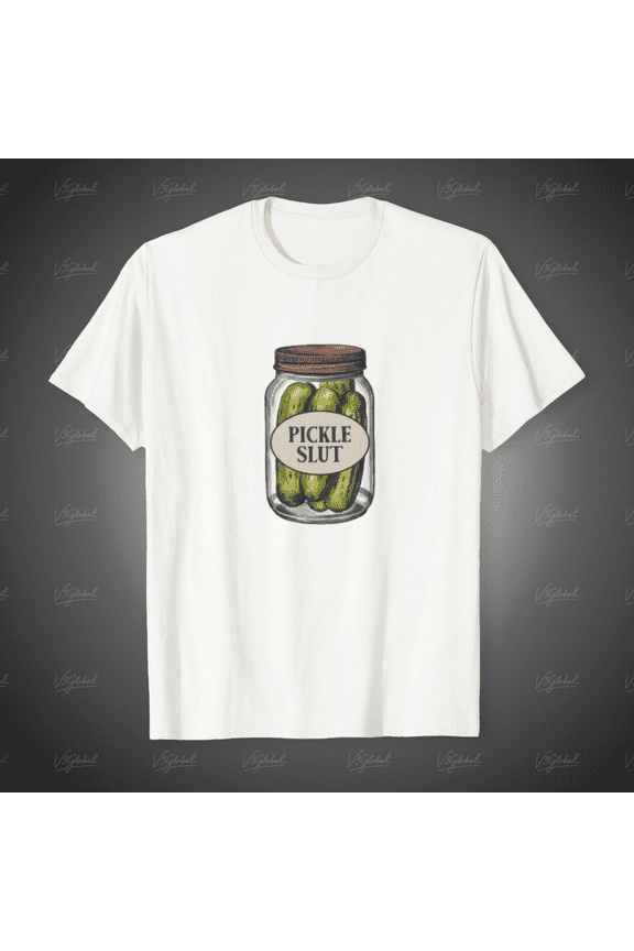 Funny Pickle Jar Graphic Tee Design Unisex T-Shirt, for men & women, up to size 5XL