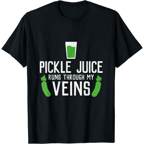 Funny Pickle Lover's Delight Vegetable Humor Pickle Juice T-Shirt