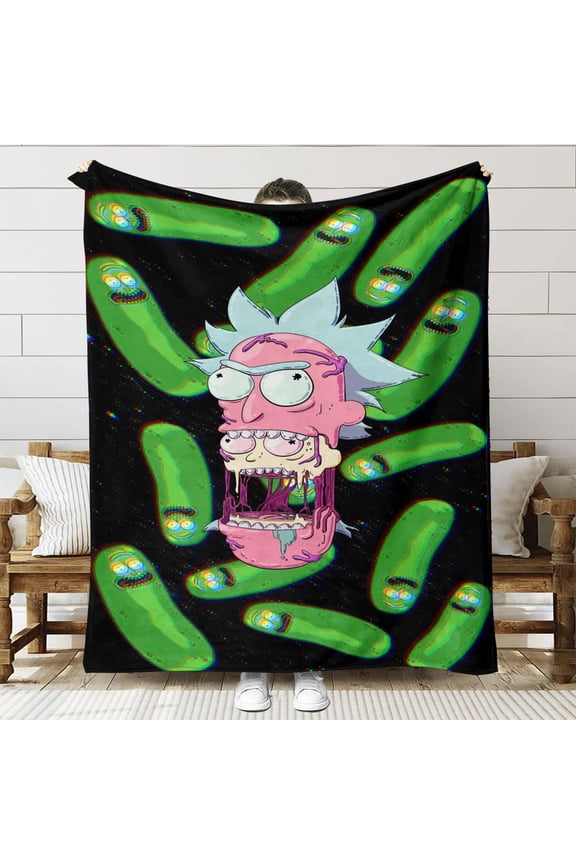 Funny Pickle Throw Blanket Gifts for Fans Lover Girls Boys Women Present Hoodie Him Bed 30"x40"