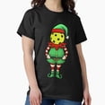 thumbnail image 1 of Funny Pickleball Christmas Elf Holiday Sport Graphic Unisex T-Shirt up to size 5XL, 1 of 2