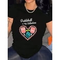 thumbnail image 1 of Funny Pickleball Player Valentine's Day Graphic Tee for Men Women Short Sleeve, 1 of 6