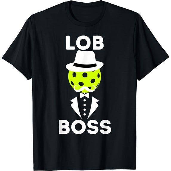 Funny Pickleball Retirement Lob Boss for Pickleball Lover T-Shirt ...