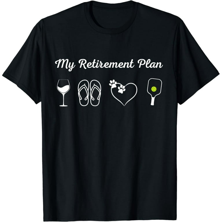 Pickleball Funny T-Shirt - Wine Pickleball Funny T-Shirt - Wine