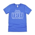 thumbnail image 1 of Funny Pickleball Shirt Playing Pickleball Improves Memory Unisex Gift Tee for Players Heather Blue Shirt Adult Large, 1 of 8