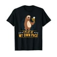 thumbnail image 1 of Funny Pickleball Sloth Team Motivation Gift T-Shirt, 1 of 5