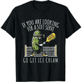 thumbnail image 1 of Funny Pickleball T-Shirt, If You Are Looking For A Soft Serve Go Get Ice Cream, Pickleball Player Gift, Paddleball Lover Top, Men Women Casual Tee, 1 of 6
