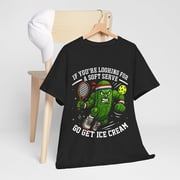 Funny Pickleball T-Shirt, Pickle Playing Pickleball Pun Graphic Tee, Pickleball Lover Gift Shirt for Men and Women