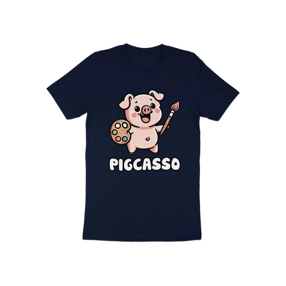 Funny Pig Painter Animal Pun Gift Men Women Kids Boys Girl T-Shirt Cool Animal Lover Puns Birthday Holiday Presents Men Women Kids Tshirt
