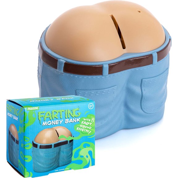 Funny Piggy Bank That Makes 8 Different Barking Spiders Sounds, Hilarious Gag Gift for Adults, Funny Pranks for Kids, Money Box and Coin Jar