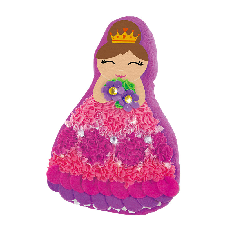 Funny Pillow DIY Kits Arts and Crafts Doll for Valentine Day Christmas Birthday Educational toys Decor