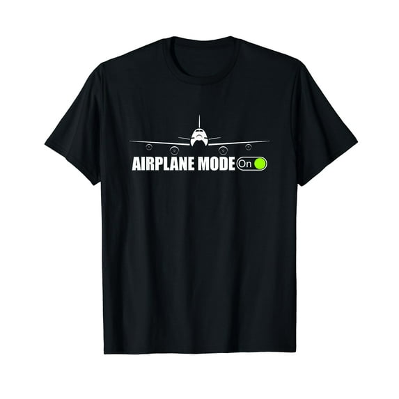 Funny Pilot And Flight Instructor Airplane Mode T-Shirt