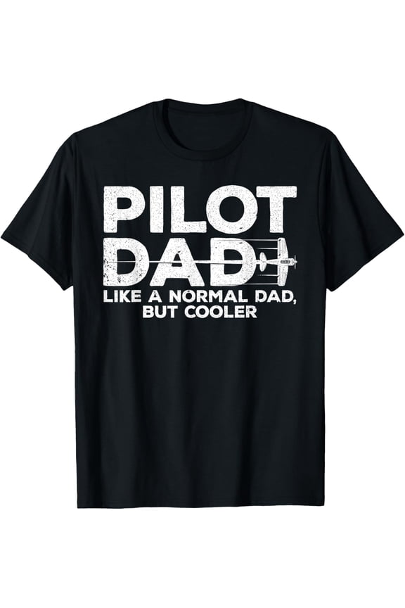 Funny Pilot Art For Dad Men Aviation Airplane Aircraft Pilot T-ShirtMen and women, White Black T-shirt, size: Extra large S-4XL