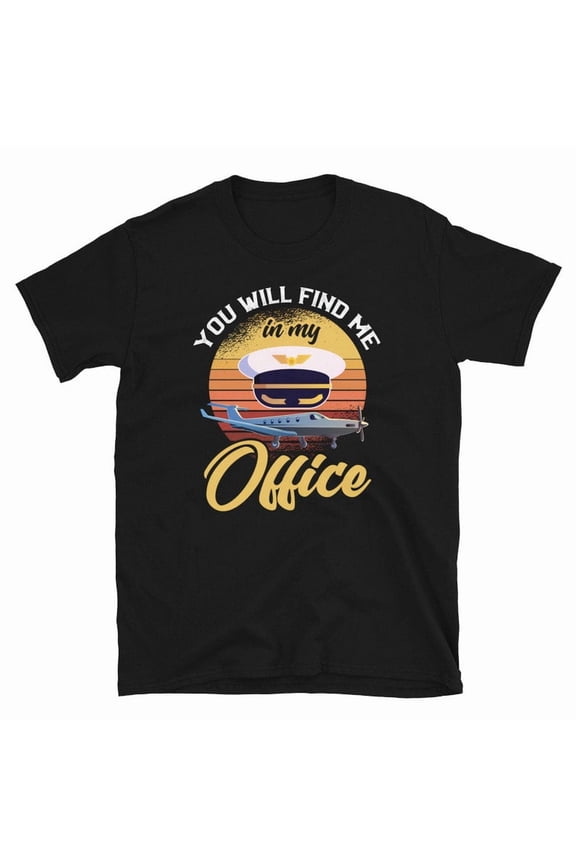 Funny Pilot Shirt Airplane Captain Gift Aviation Humor Graphic Tee,for men and women up to 5XL