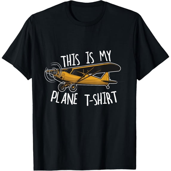 Funny Pilot Tshirt Airplane Tshirt This is my Plane Tshirt T-Shirt