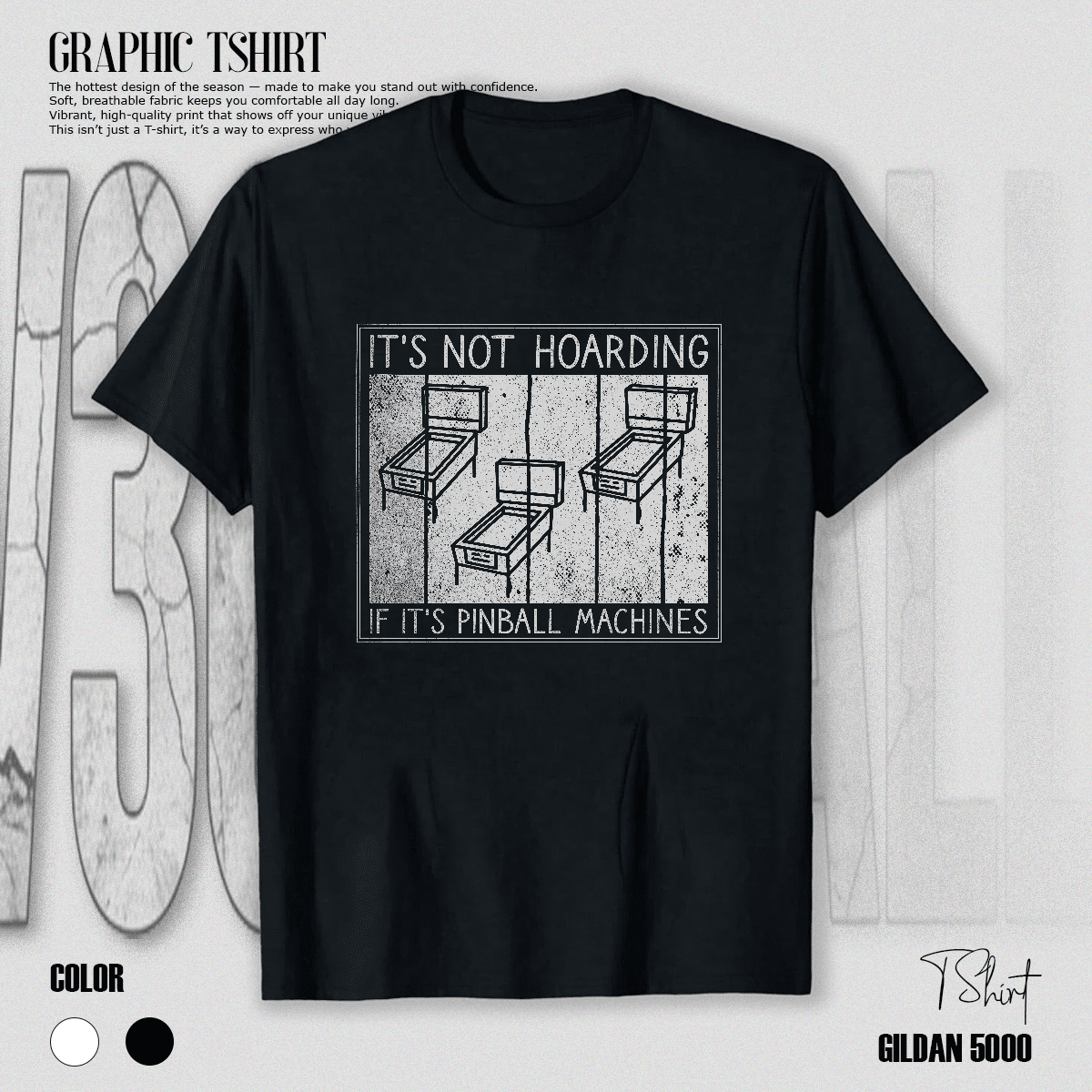 Funny Pinball Machine Arcade Lover Retro Gaming Humor Unisex T-shirt ...