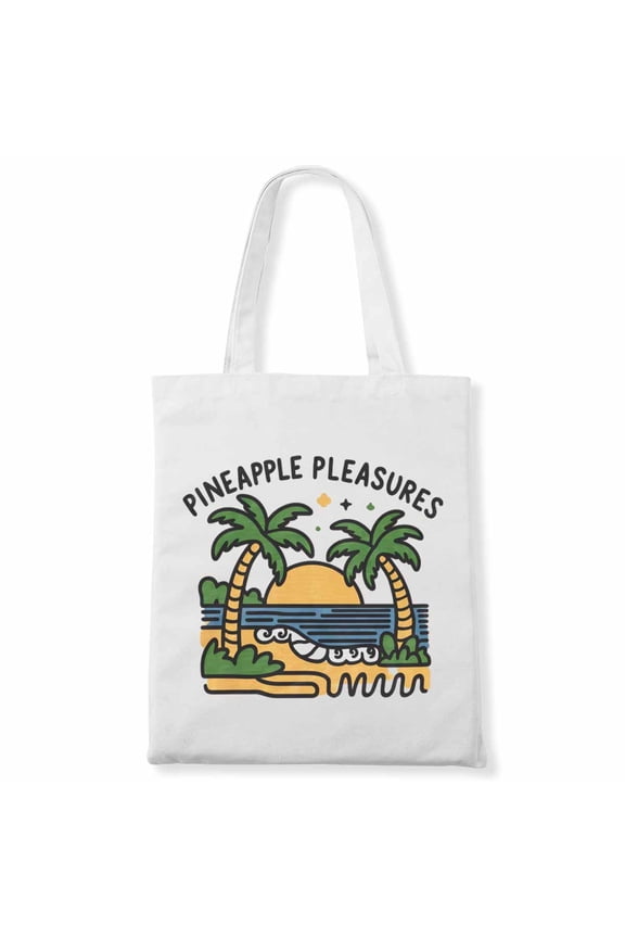 Funny Pineapple Pleasures I'M A I'M Lasagna Costume Halloween Canvas Bag 1Pc