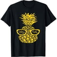 thumbnail image 1 of Funny Pineapple Sunglasses Art Hawaiian Aloha Hawaii Women T-Shirt Black 3X-Large, 1 of 4