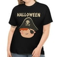 thumbnail image 1 of Funny Pirate Halloween Shirt Women Plus Size Cute Pirate Plus Size Halloween Costumes for Women, 1 of 7