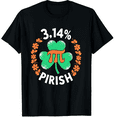thumbnail image 1 of Funny Pirish St Patricks Day Pi Day Math Teacher Shamrock Clover Retro Graphic T-Shirt for Men and Women Unisex Adult Short Sleeve Tee, 1 of 6