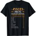 thumbnail image 1 of Funny Pisces Facts T-Shirt March February Birthday Gifts For Women Pisces, 1 of 4