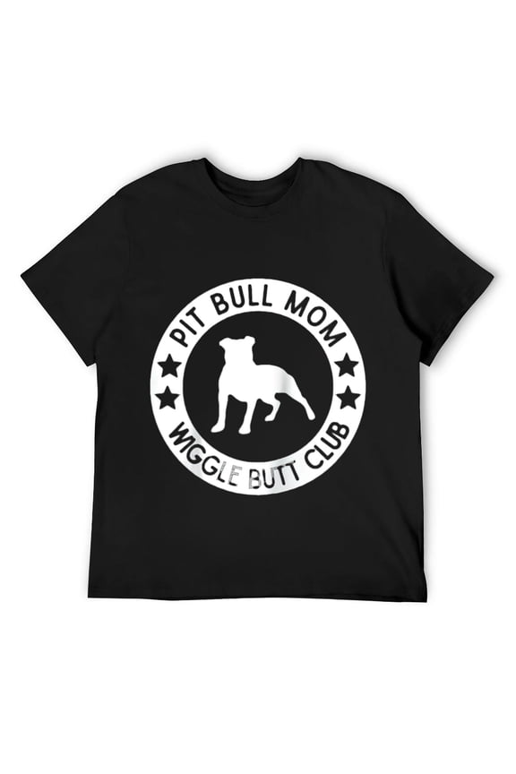 Funny Pit Bull Mom Dog Lover Mother's Day Women Raglan Baseball Tee Black