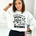 thumbnail image 1 of Funny Pitbull Coffee Lover Sweatshirt, 1 of 7