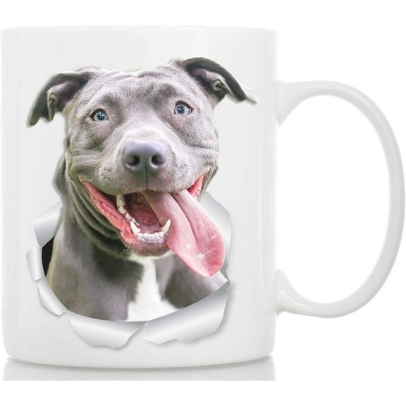 Funny Pitbull Coffee Mug – Cute Dog Lover Gift for Pit Bull Owners