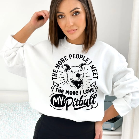 Funny Pitbull Lover Sweatshirt