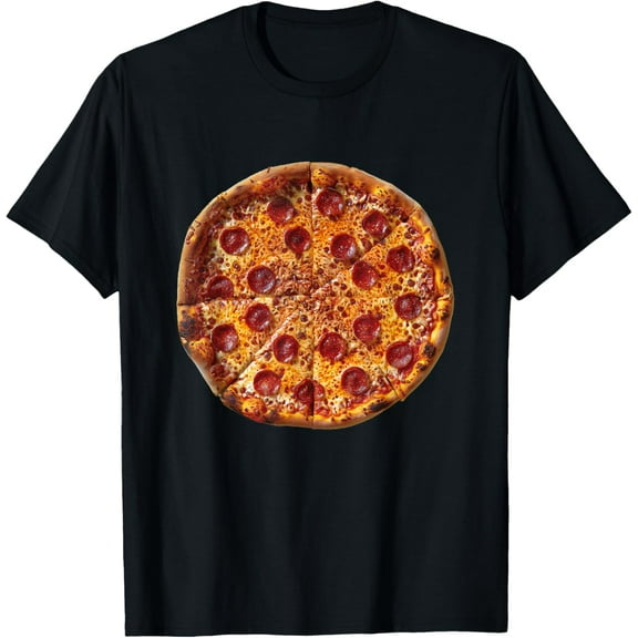 Funny Pizza Graphic T-ShirtPizza Designs.100% cotton short-sleeved shirt for both men and women