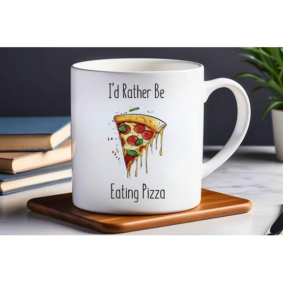 Funny Pizza Lover Ceramic Mug Foodie Gift 11oz,