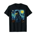 thumbnail image 1 of Funny Plague Doctor Starry Night Van Gogh leeches medical T-Shirt, 1 of 5