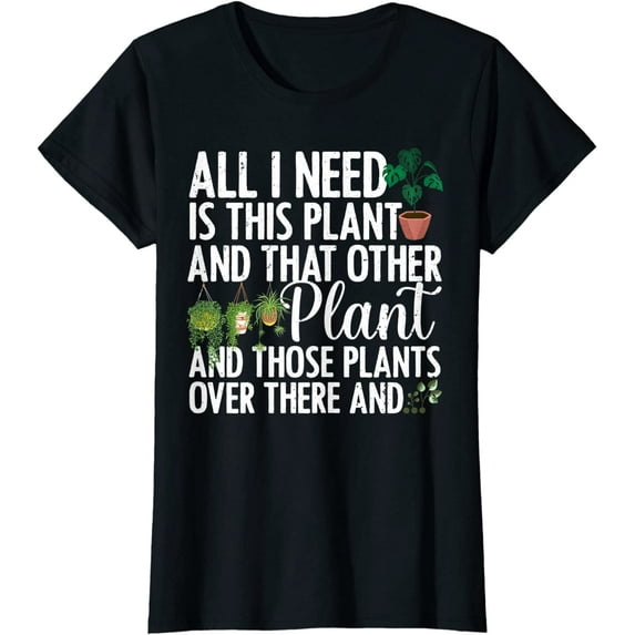 Funny Plant Art Gardening Shirt Plant Lover Gardener T-Shirt Women Tops