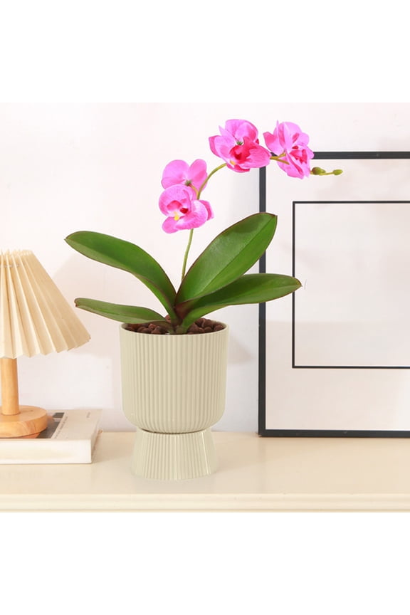 Funny Plant Pots – Creative Split Design Flower Pot with Drainage Holes, Cute Resin Flower Pots for Home and Office Decor